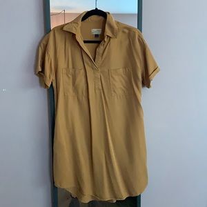 Mustard yellow dress